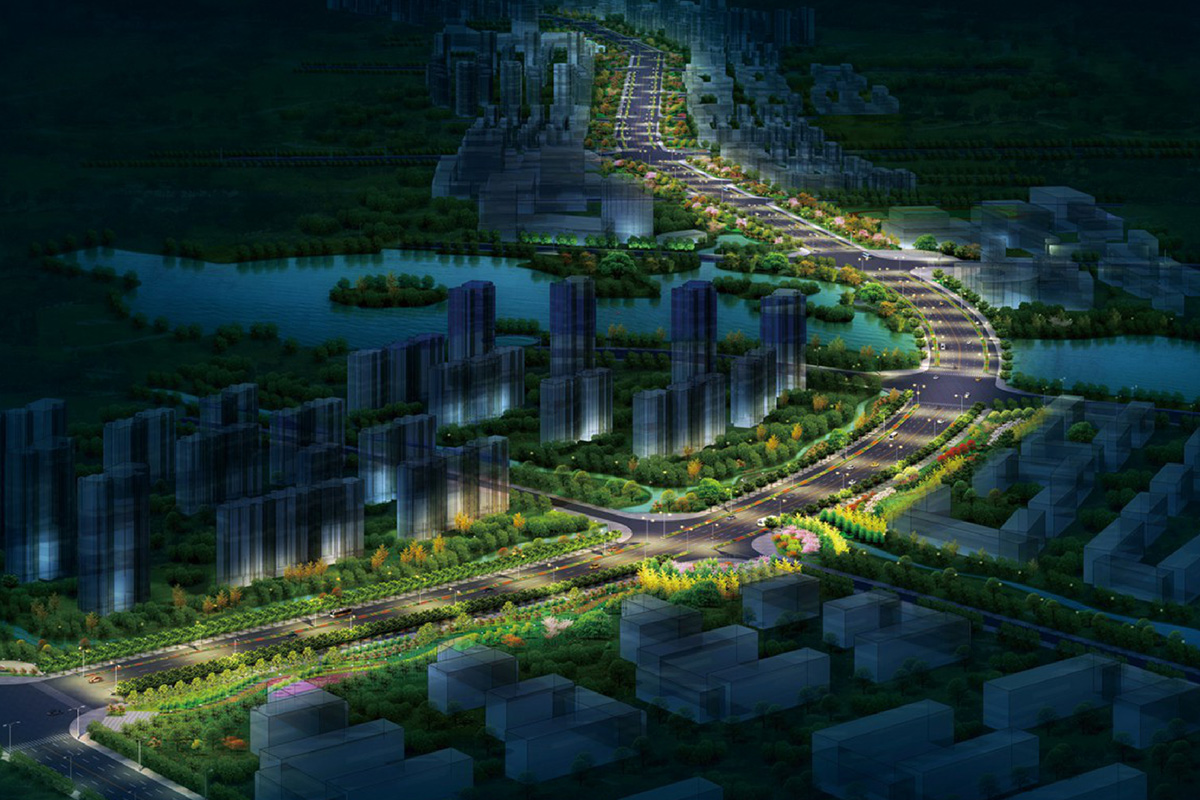 銅陵市蕪銅路景觀綠化設計