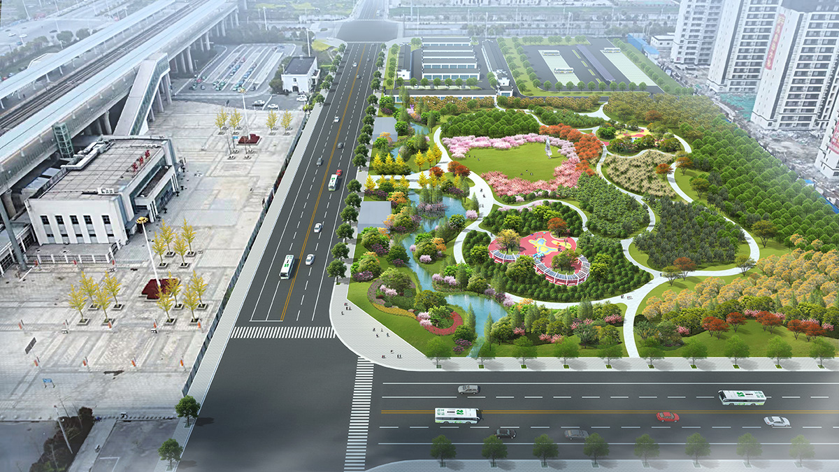 無為站后廣場儲(chǔ)備林項(xiàng)目設(shè)計(jì)